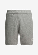 Elasticated-Waistband Shorts