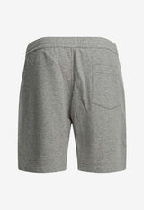 Elasticated-Waistband Shorts