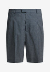Checked Bermuda Shorts