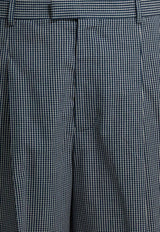 Checked Bermuda Shorts