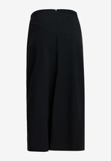 Draped Midi Skirt