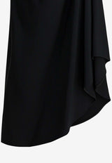Draped Midi Skirt