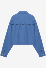 Logo-Emboidered Buttoned Shirt