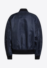Logo-Plaque Zip-Up Jacket