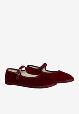 Mary Jane Velvet Ballet Flats