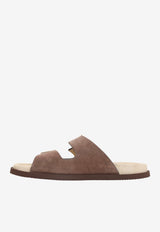 Arizona Suede Leather Sandals