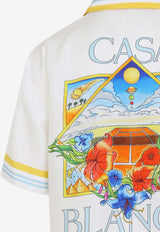Flower Court Icon Bowling Shirt