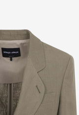 Single-Breasted Buttoned Blazer