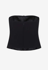 Silk Cropped Top