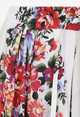 Bouquet Print Maxi Skirt