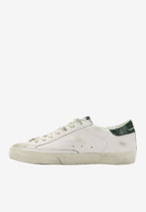 Distressed Leather Low-Top Sneakers
