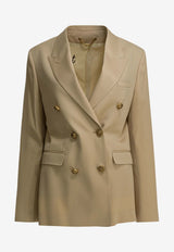 Double-Breasted Wool Blazer