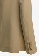 Double-Breasted Wool Blazer