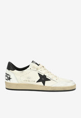 Distressed Leather Low-Top Sneakers
