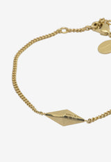 Logo-Pendant Bracelet