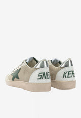 Distressed Leather Low-Top Sneakers