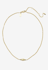 Logo-Pendant Necklace