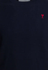 AMI PARIS Ami De Coeur Sweater Blue HKS826.001414_eaf43273-0ffe-4c64-8c43-8afae2dd618d