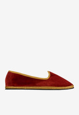 Friulane Velvet Ballet Flats