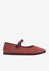 Mary Jane Velvet Ballet Flats
