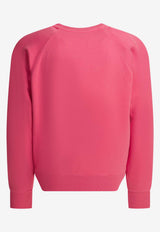 Solid Crewneck Sweatshirt