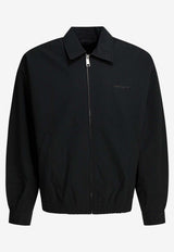 Neven Zip-Up Jacket with Embroidered-Logo