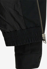 Neven Zip-Up Jacket with Embroidered-Logo