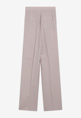 Tailored Wool-Blend Pants