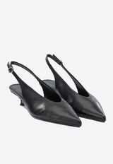 Leather Slingack Pumps