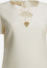 Mini Wool-Blend Dress