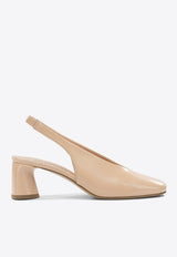 70 Leather Slingack Pumps