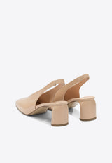 70 Leather Slingack Pumps