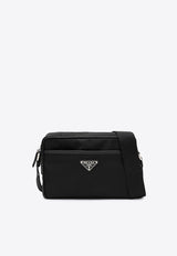 Triangle Logo Plaque Shoulder Bag