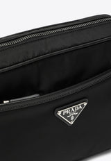 Triangle Logo Plaque Shoulder Bag