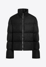 X Rick Owens Zip-Up Down Jacket