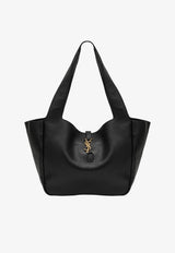 Bea Le 5 À 7 Black Leather Tote Bag