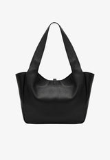 Bea Le 5 À 7 Black Leather Tote Bag
