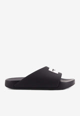 Givenchy Logo Rubber Slides Black BH302MH1XL001_Black_40017720
