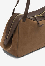 Jil Sander Medium Dune Suede Shoulder Bag Brown J08ZH0081P8936211_001e6b7c-acb9-441b-91c6-70d00ea332eb