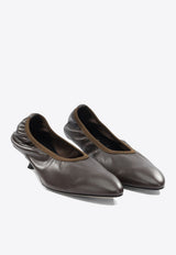 Leather Elasticated Pumps