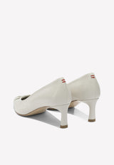 45 Pleated Leather Pumps