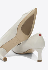 45 Pleated Leather Pumps