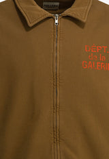 Printed Zip-Up Jacket