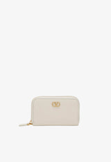 Leather Zip-Up Wallet