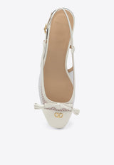 Logo-Plaque Ballet Flats