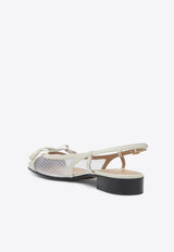 Logo-Plaque Ballet Flats