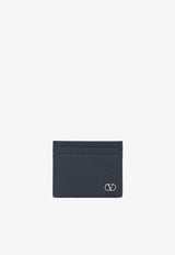Logo-Labeled Leather Cardholder