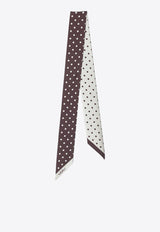 Silk Polka Dot Scarf