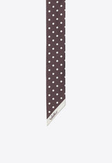 Silk Polka Dot Scarf