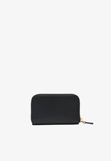 Leather Zip-Up Wallet